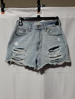 Nectar Clothing Distressed Denim Shorts. Size Small Waist 26"